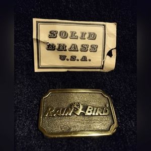BRASS VINTG BELT BUCKLE